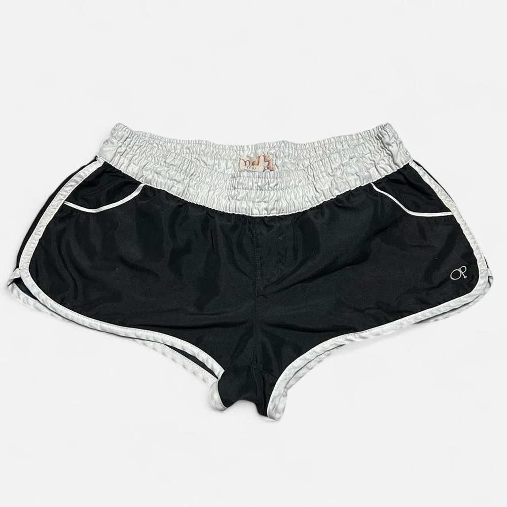 OP Women's Black Shorts with White Trim